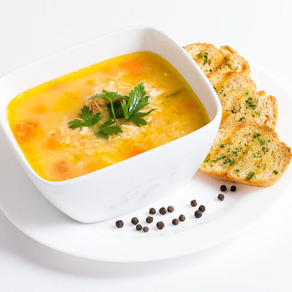 Caldo de Frango com Legumes
